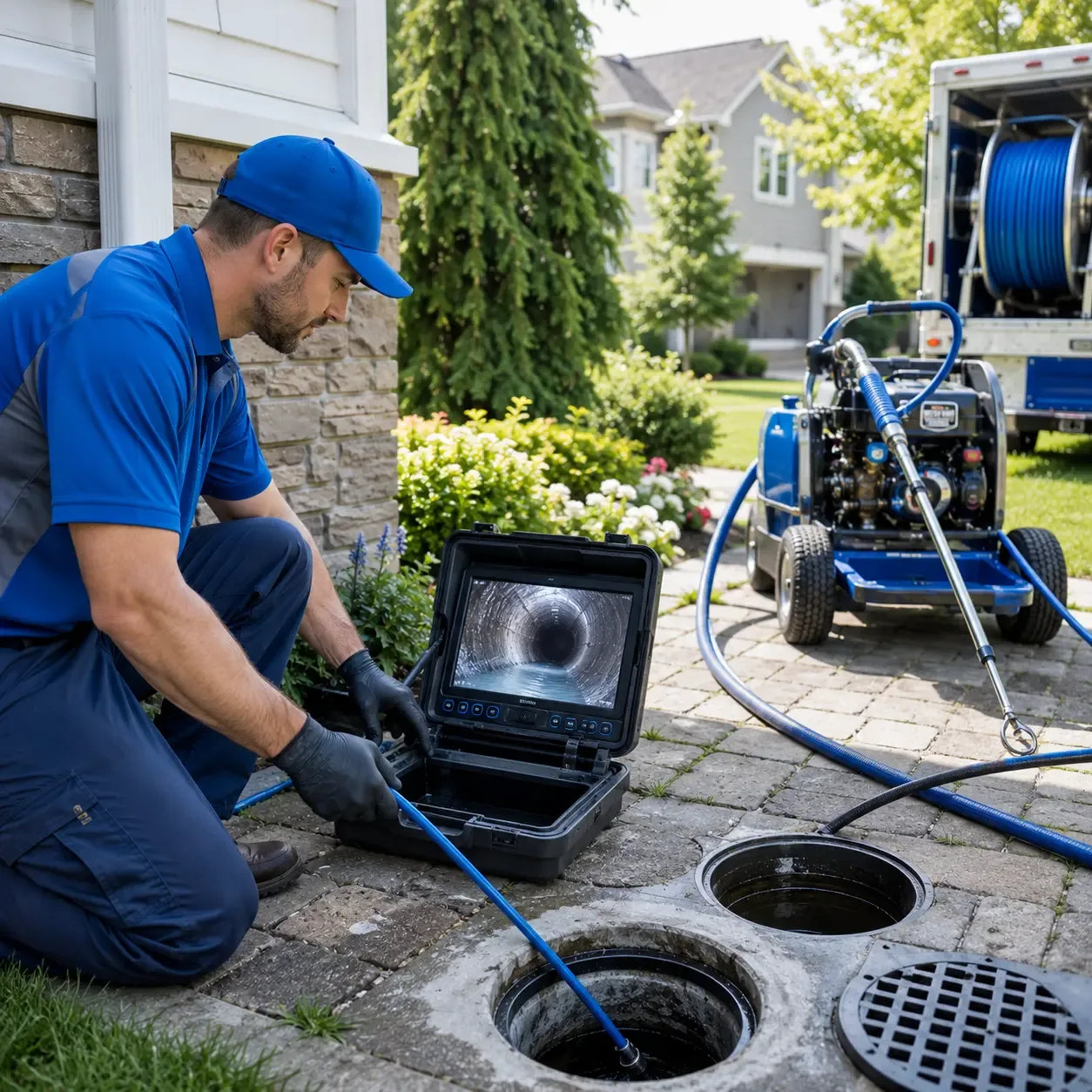 Outdoor drain cleaning professionals serving Julian, WV
